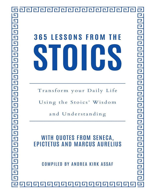 365 LESSONS FROM THE STOICS by Andrea Kirk Assaf [Hardcover] - versoz.com