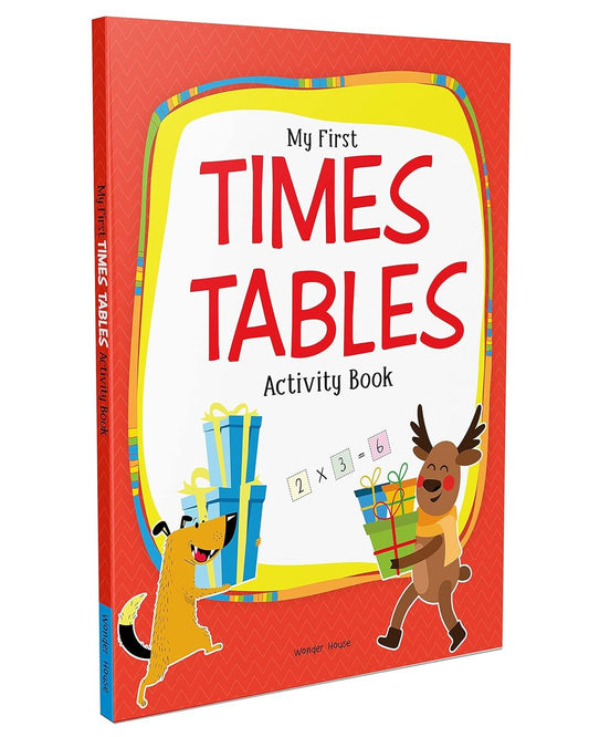 My First Times Tables Activity Book : Multiplication Tables From 1 - 20 With Fun and Easy Math Activ by Wonder House Books [Paperback] - versoz.com