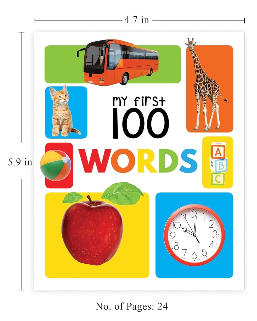 My First 100 Words by Wonder House Books [Board Book] - versoz.com