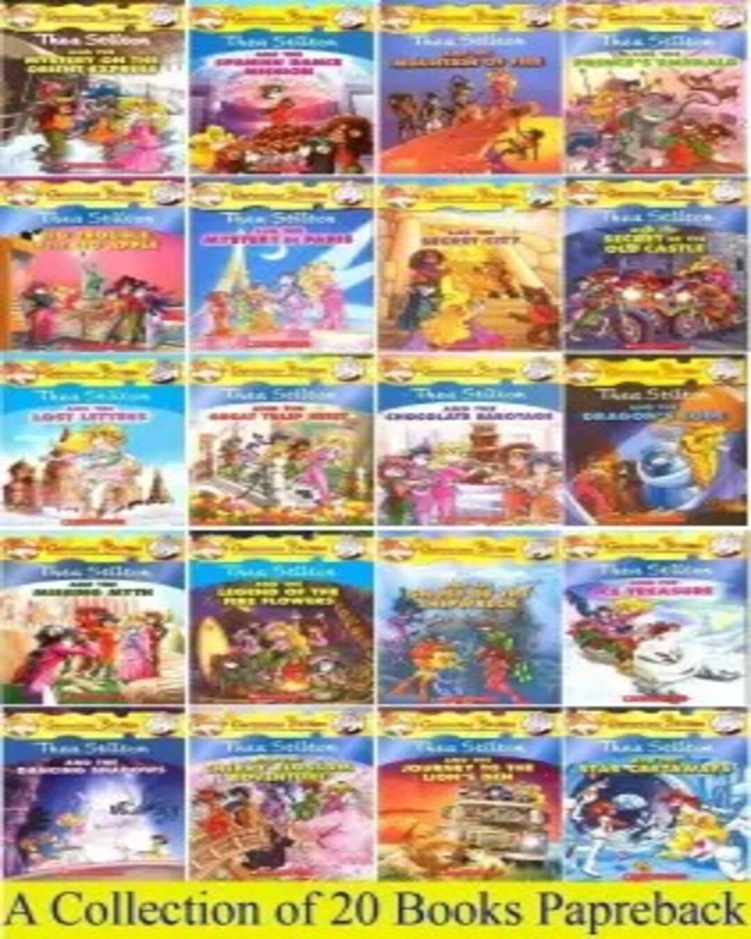 THEA STILTON BOX SET (Set of 20 Books) by Geronimo Stilton [Paperback] - versoz.com
