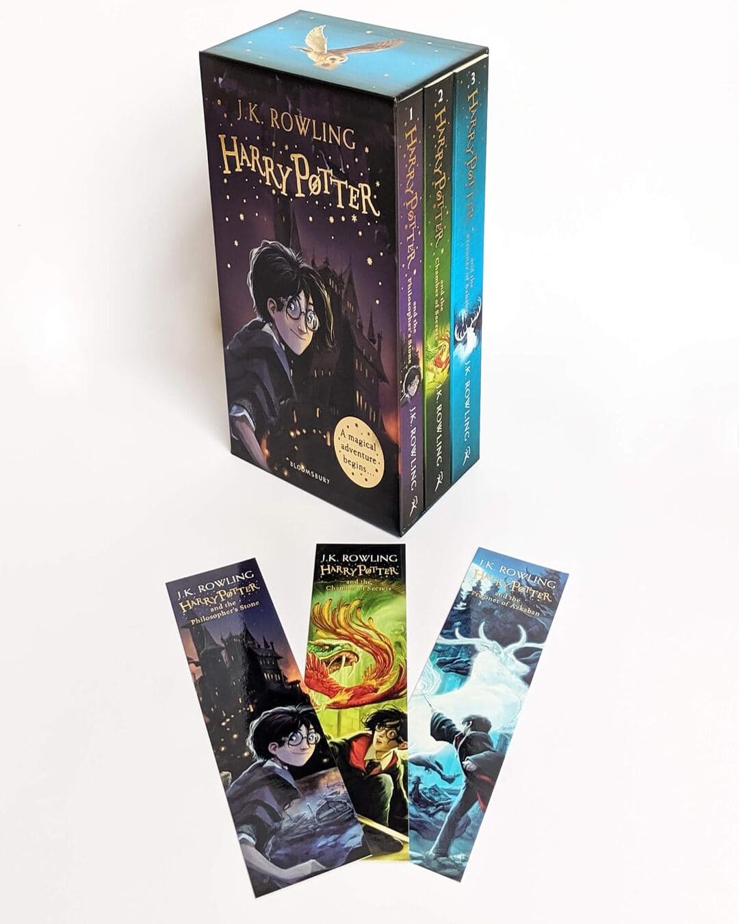 Harry Potter 1-3 Box Set: A Magical Adventure Begins by J K Rowling [Paperback] - versoz.com