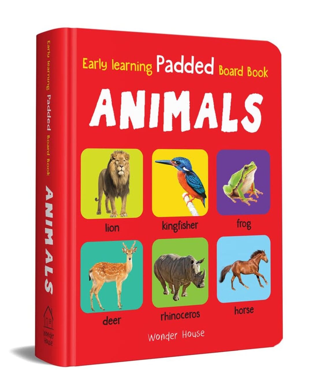 Early Learning Padded Book of Animals : Padded Board Books For Children by Wonder House Books [Board book ] - versoz.com