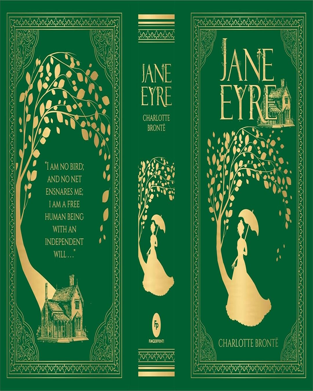 Jane Eyre (Deluxe Hardbound Edition) by Charlotte Brontë [Hardcover] - versoz.com