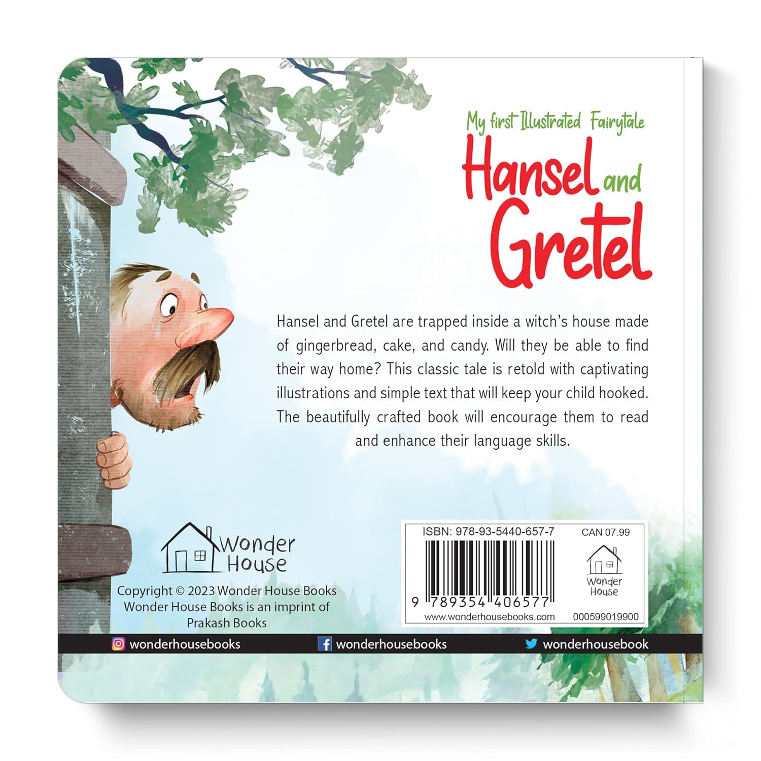 My First Illustrated Fairytale Board Book - Hansel and Gretel Board Book by Wonder House Books [Board Book] - versoz.com