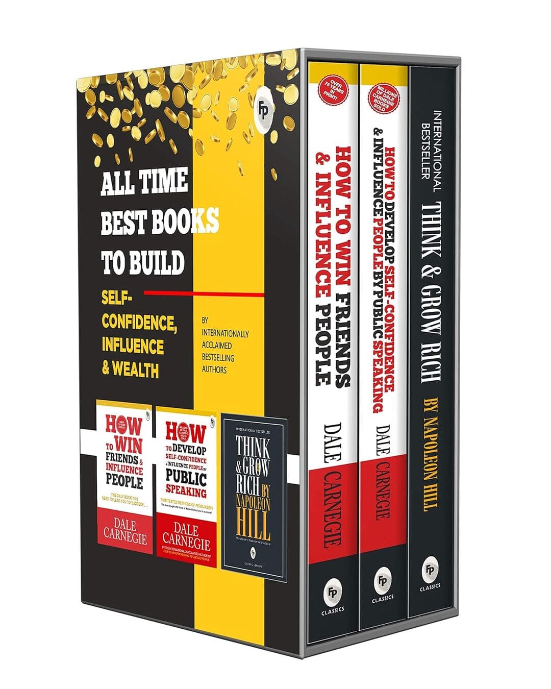 All Time Best Books To Build Self-Confidence, Influence & Wealth (Box Set of 3 Books) [Paperback] - versoz.com