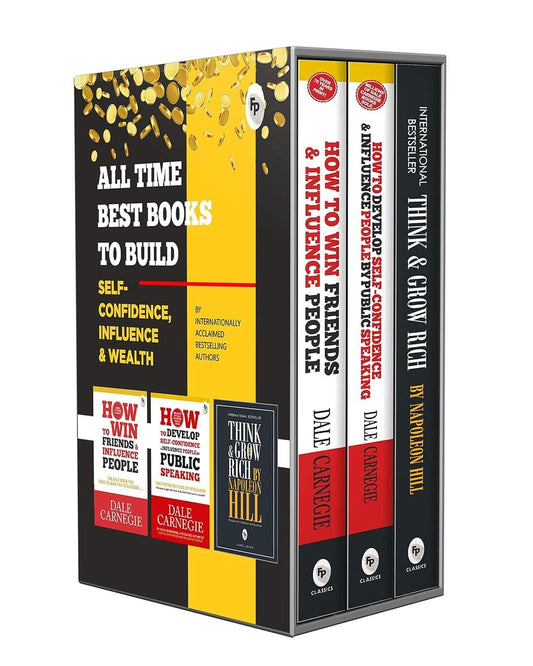 All Time Best Books To Build Self-Confidence, Influence & Wealth (Box Set of 3 Books) [Paperback] - versoz.com