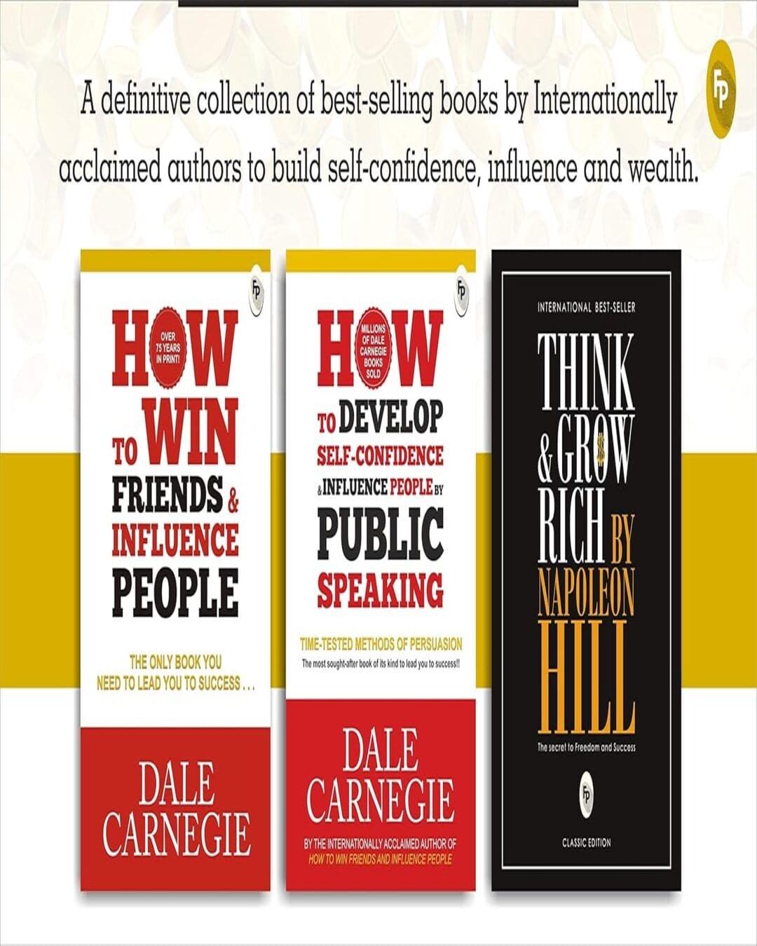 All Time Best Books To Build Self-Confidence, Influence & Wealth (Box Set of 3 Books) [Paperback] - versoz.com