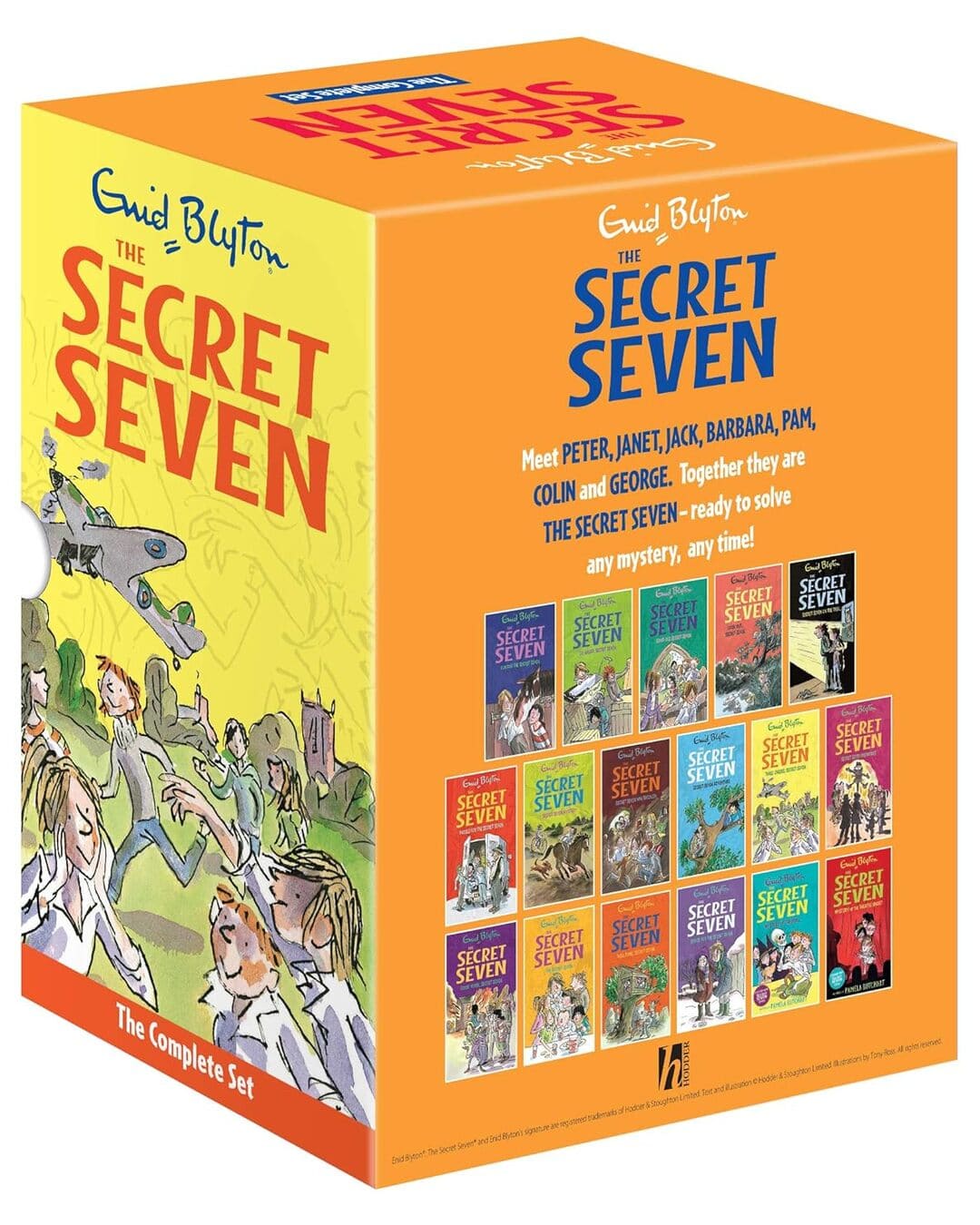 SECRET SEVEN COMPLETE BOX SET OF 17 TITLES by Enid Blyton [Product Bundle] - versoz.com