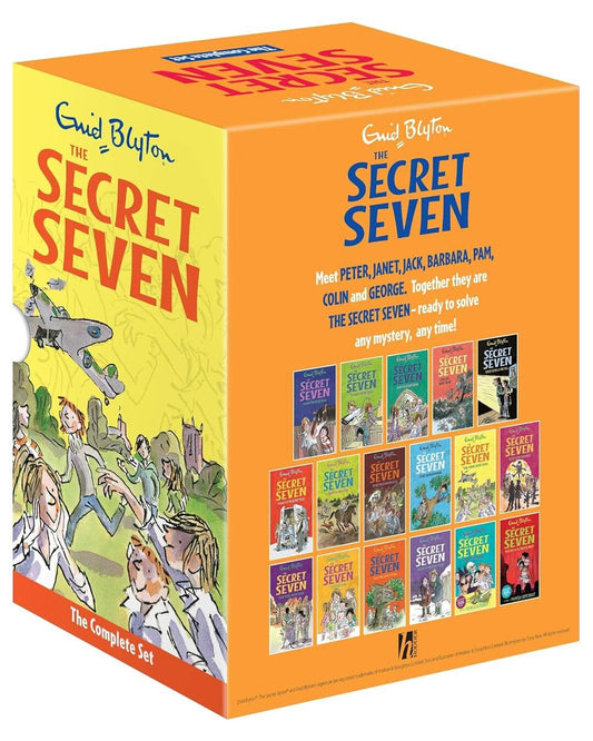 SECRET SEVEN COMPLETE BOX SET OF 17 TITLES by Enid Blyton [Product Bundle] - versoz.com
