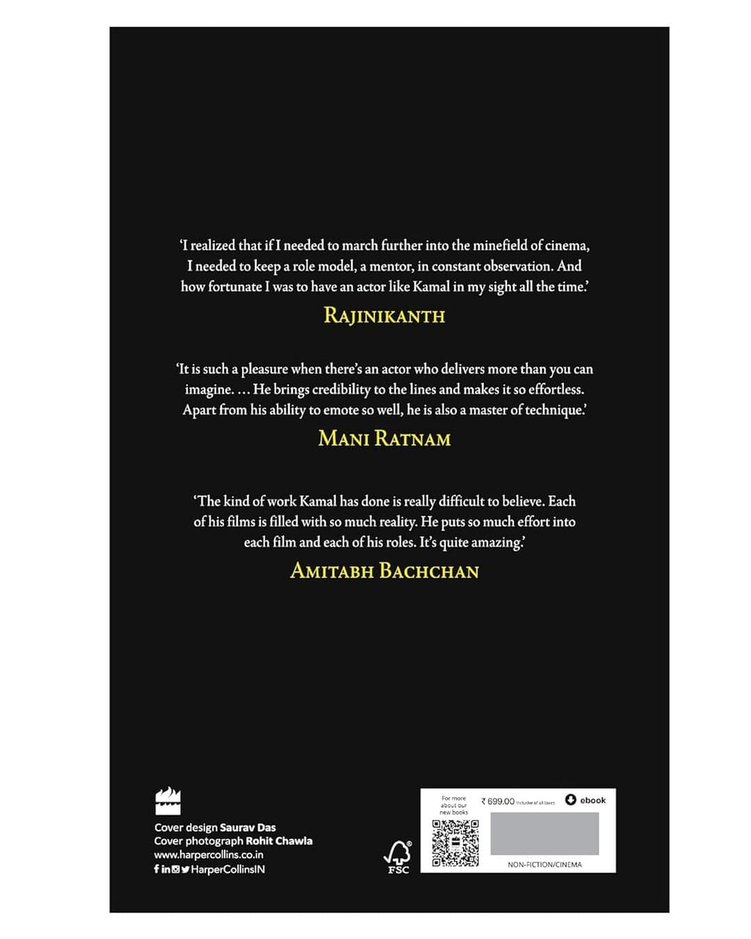Kamal Haasan : A Cinematic Journey by K. Hariharan [Hardcover] - versoz.com