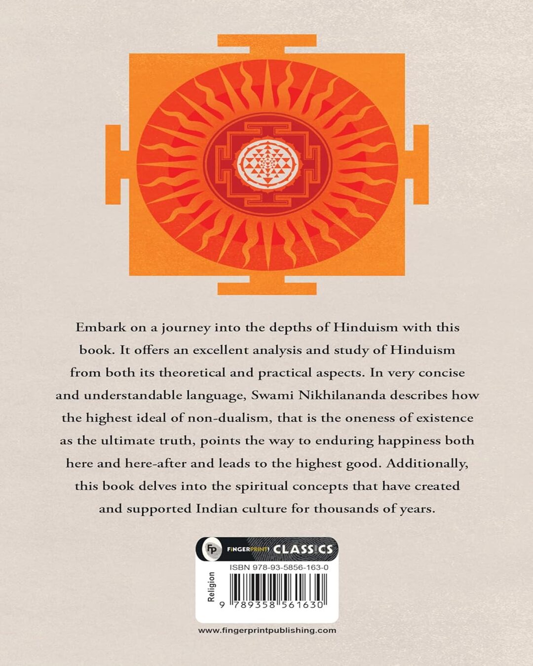 Hinduism: Its Meaning for Liberation of Spirit by Swami Nikhilananda [Paperback] - versoz.com
