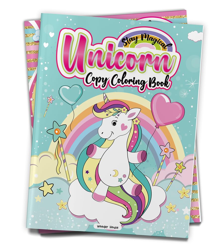 Stay Magical Unicorn Copy Coloring Book: Fun Activity Books For Children by Wonder House Books [Paperback] - versoz.com