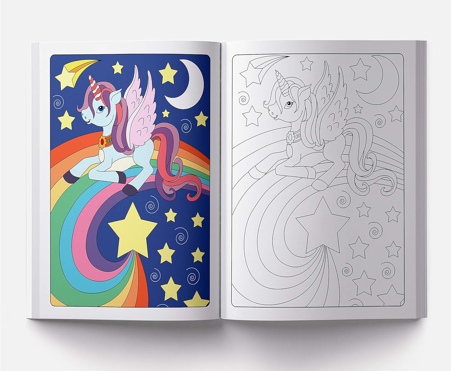 Stay Magical Unicorn Copy Coloring Book: Fun Activity Books For Children by Wonder House Books [Paperback] - versoz.com