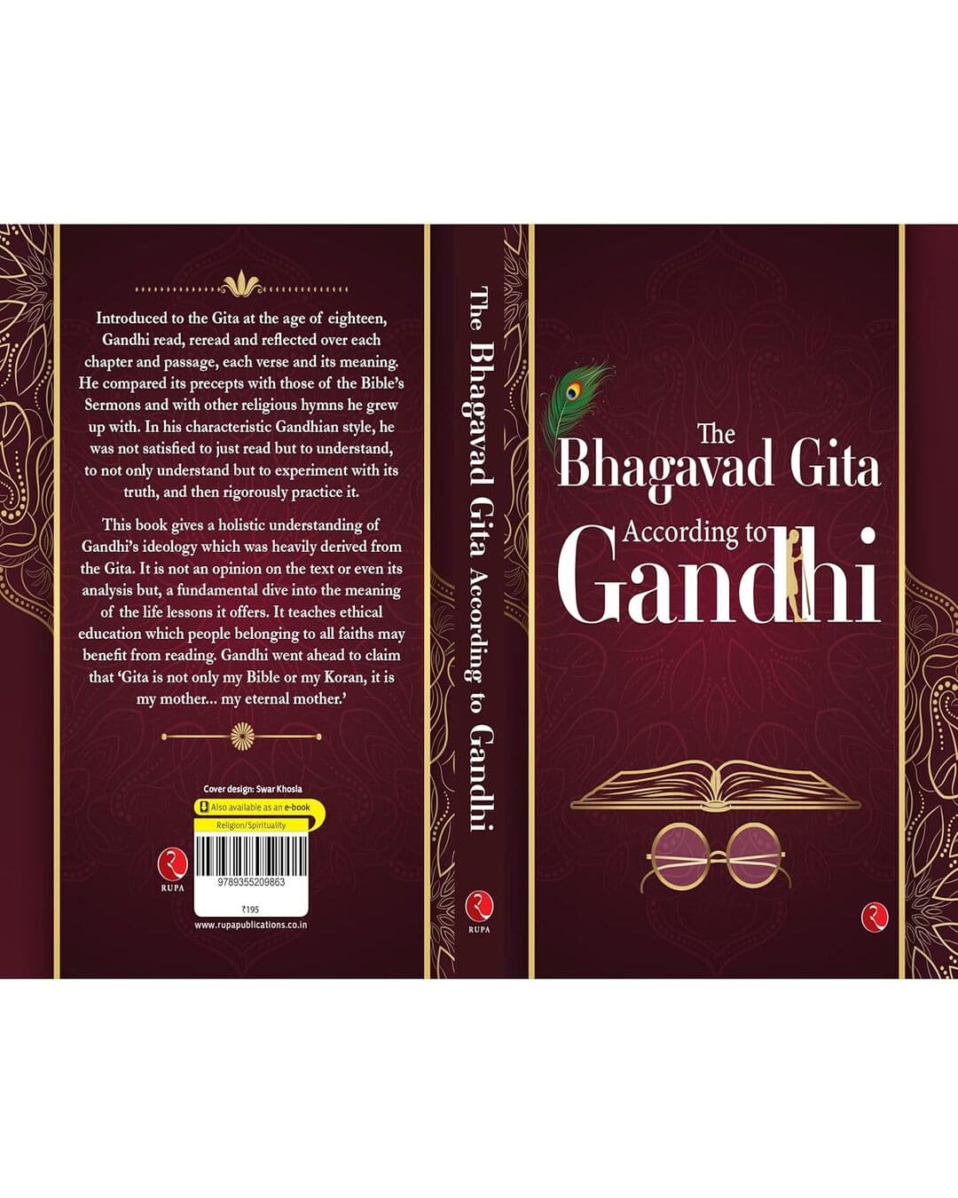 The Bhagavad Gita According to Gandhi by M. K. Gandhi [Paperback] - versoz.com