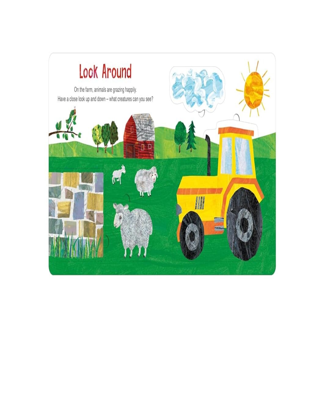 The Very Hungry Caterpillarâ€™S Lift And Learn: Farm by Carle Eric [Board book] - versoz.com