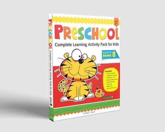 Preschool Complete Learning Activity Pack For Kids (Box Set of 8 Books) [Paperback] - versoz.com