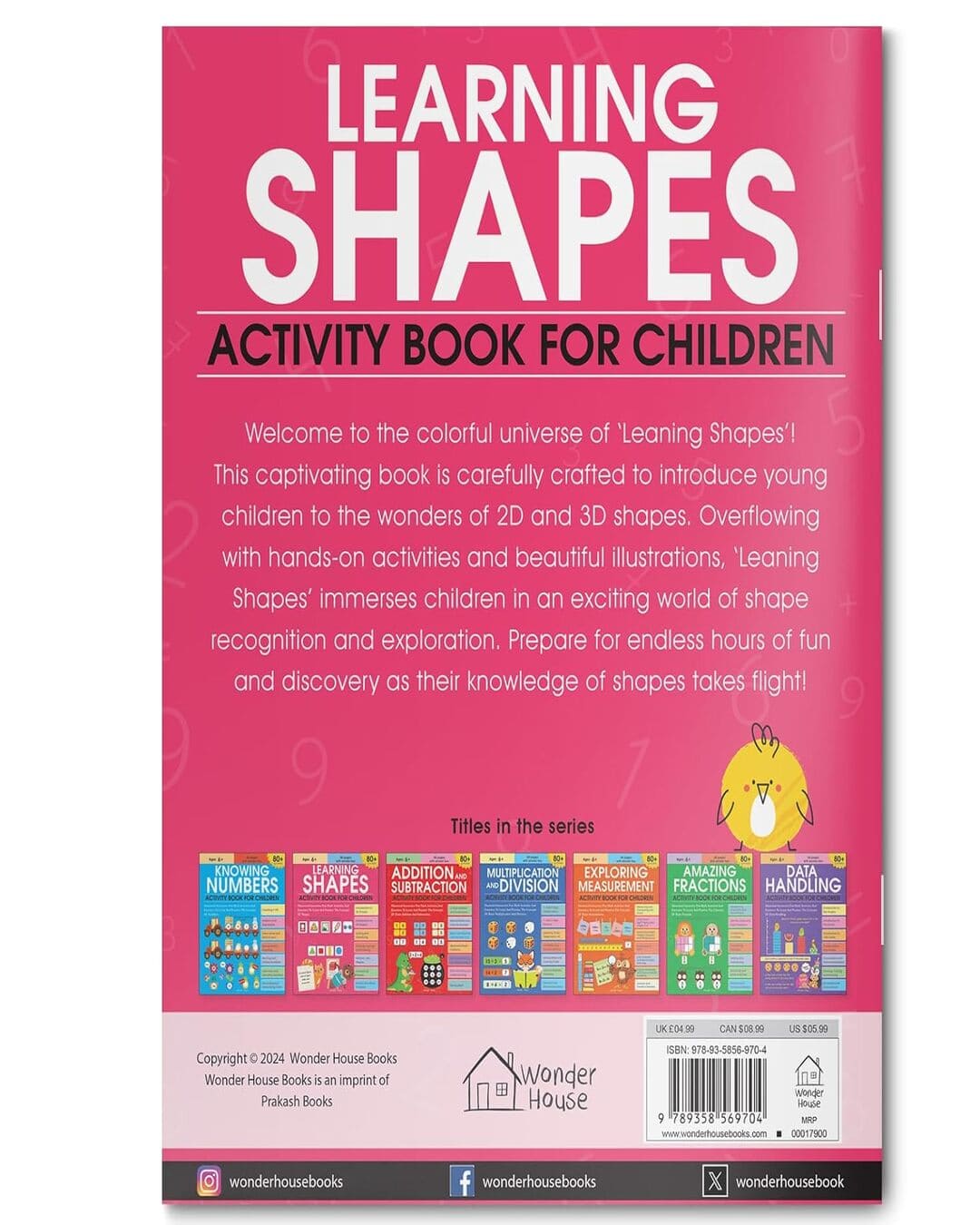 Learning Shapes Activity Book For Children by Wonder House Books [Paperback] - versoz.com