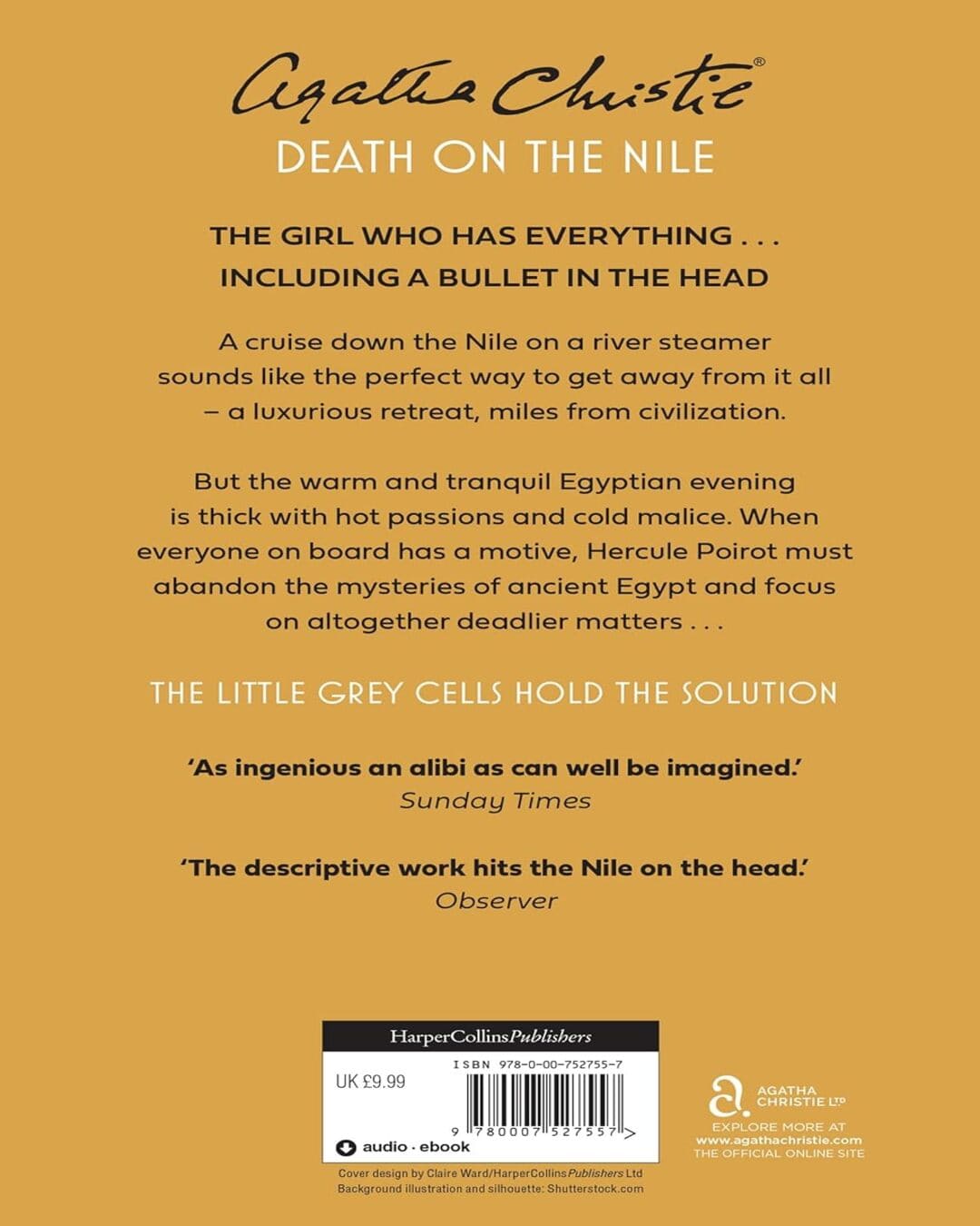 Death on the Nile by Agatha Christie [Paperback] - versoz.com