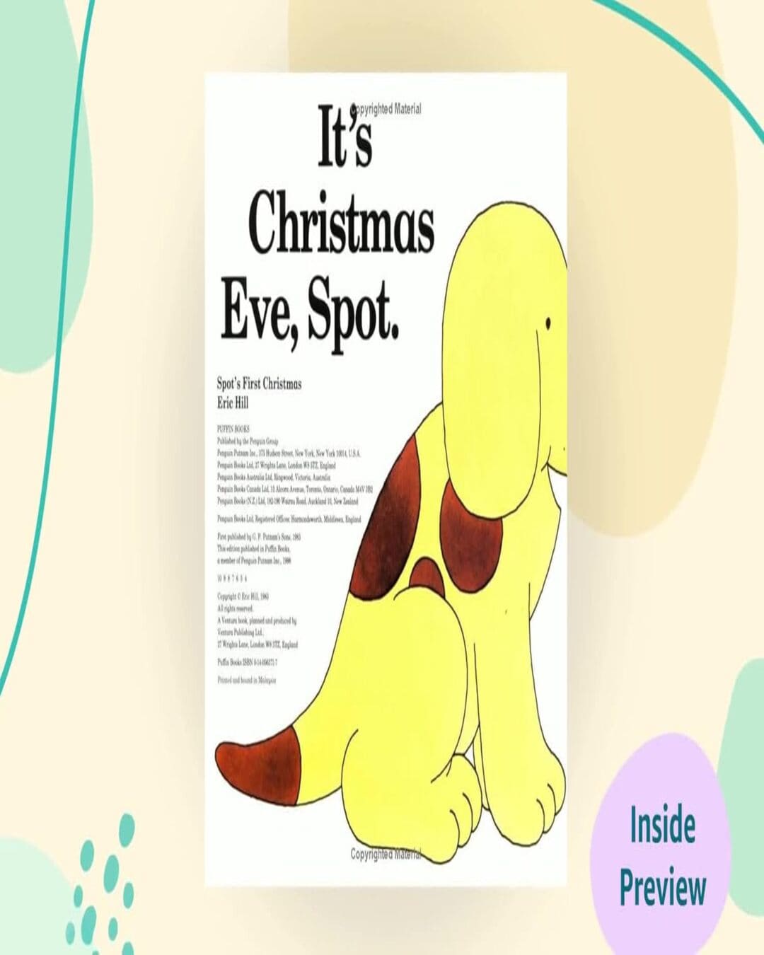 Spots First Christmas (Lift-The-Flap) by Eric Hill [Board book] - versoz.com