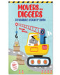 Movers and Diggers Reusable Sticker Book For Children by Wonder House Books [Paperback] - versoz.com