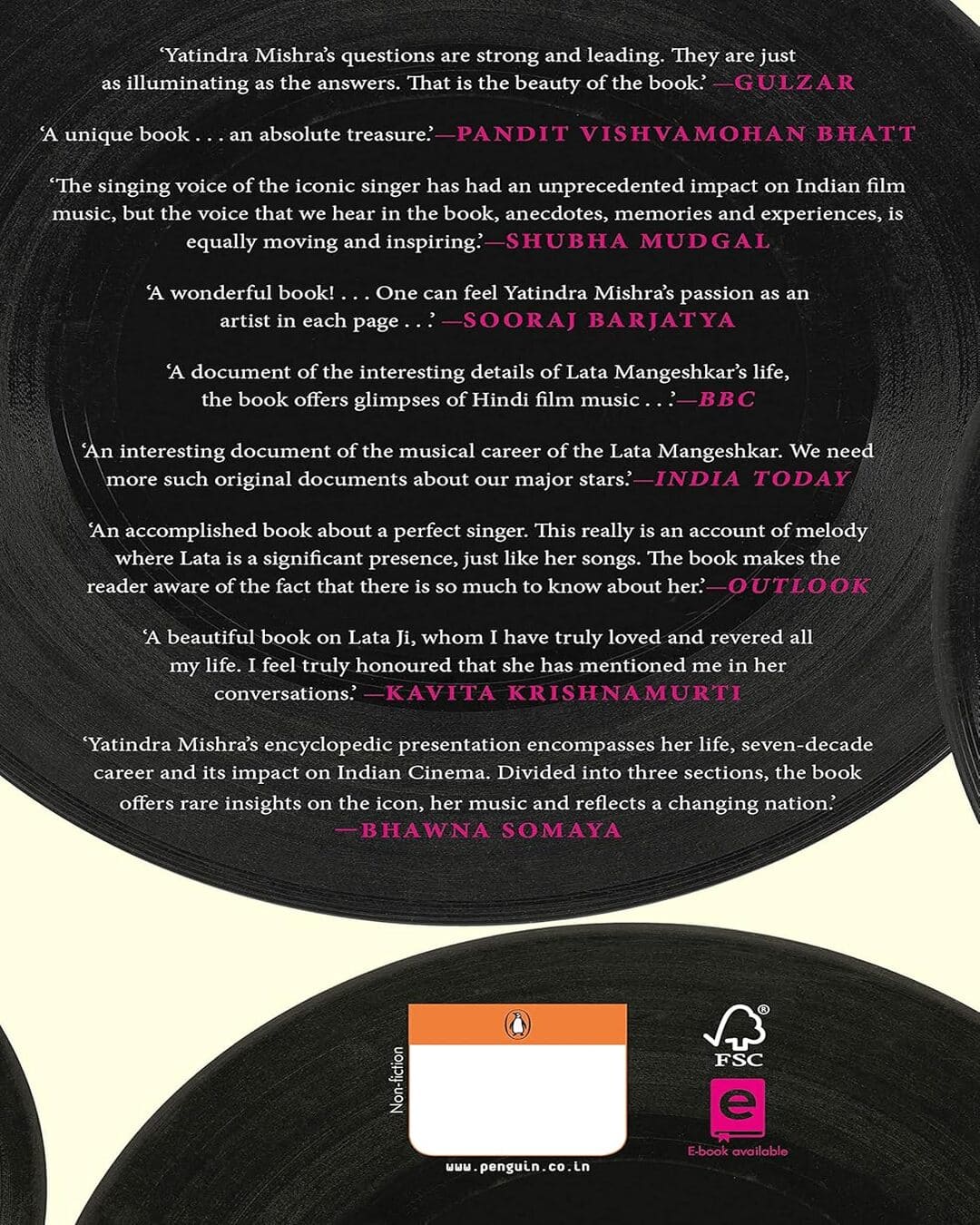 Lata Mangeshkar: A Life In Music by Mishra, Yatindra [Hardcover] - versoz.com