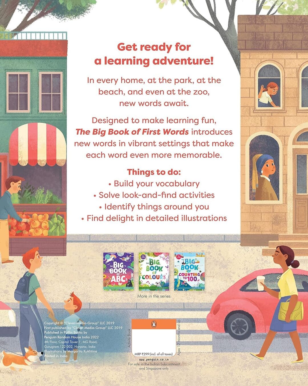 The Big Book Of First Words by Penguin India Editorial Team [Board Book] - versoz.com