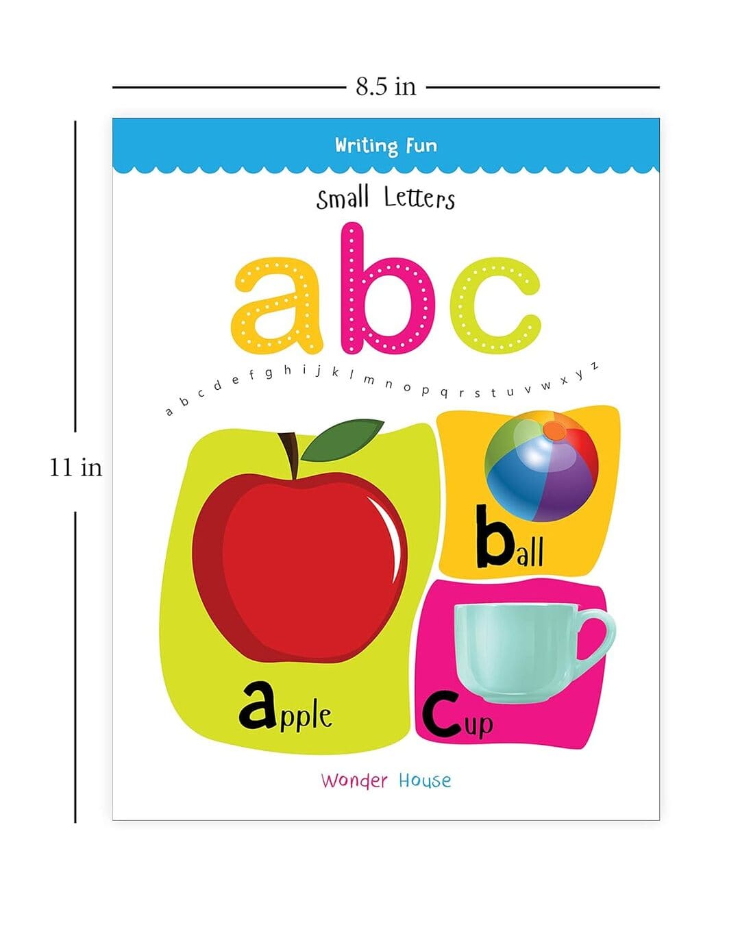 Writing Fun : small letters abc by Wonder House Books [Paperback] - versoz.com