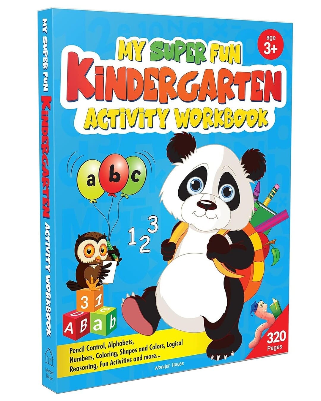My Super Fun Kindergarten Activity Workbook by Wonder House Books [Paperback] - versoz.com