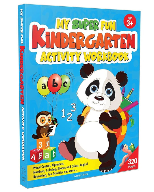 My Super Fun Kindergarten Activity Workbook by Wonder House Books [Paperback] - versoz.com