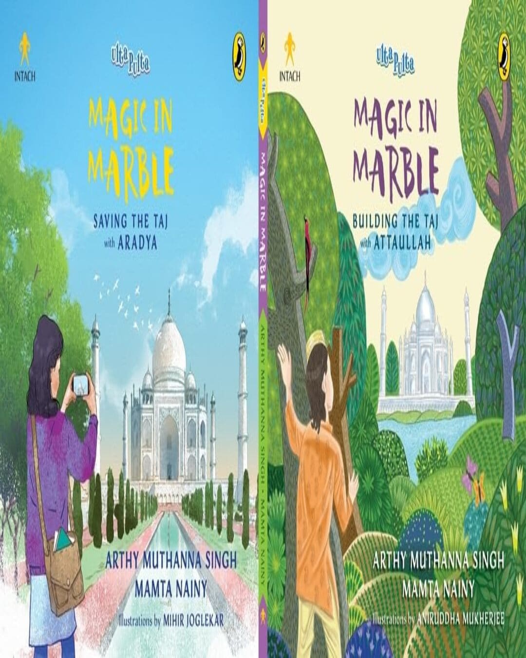 Magic In Marble: Building The Taj With Attaullah & Saving The Taj With Aradya by Arthy Singh & Mamta Nainy [Paperback] - versoz.com