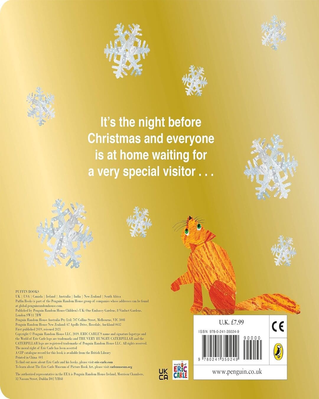 The Very Hungry Caterpillars Christmas Eve by Eric Carle [Board book] - versoz.com