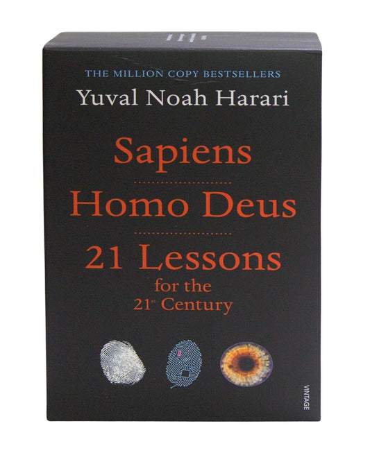 Yuval Noah Harari Box Set (Sapiens, Homo and 21 Lessons for the 21st Century) [Hardcover] - versoz.com