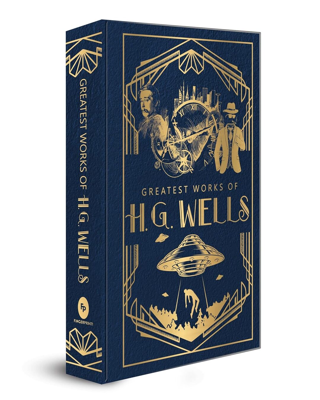 Greatest Works of H.G. Wells (Deluxe Hardbound Edition) by H.G. Wells [Hardcover] - versoz.com