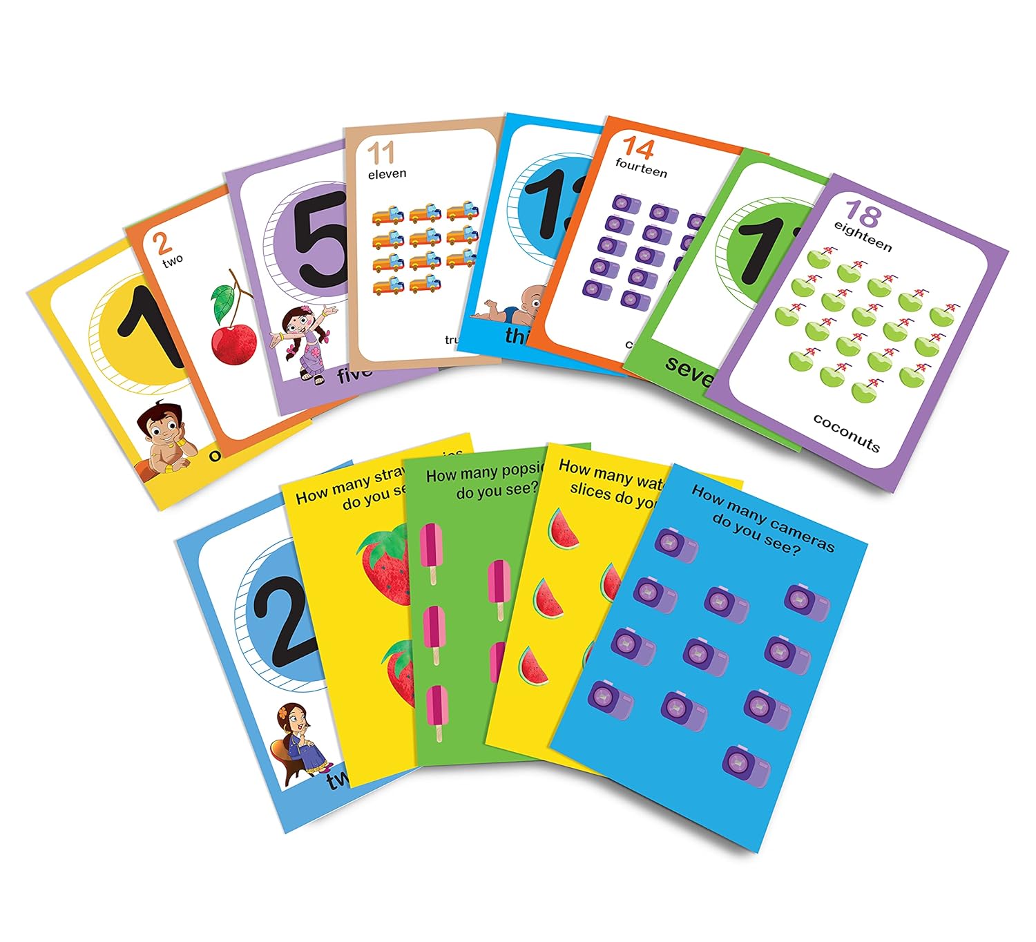 Chhota Bheem - Numbers : My First Flash Cards by Wonder House Books [Paperback] - versoz.com