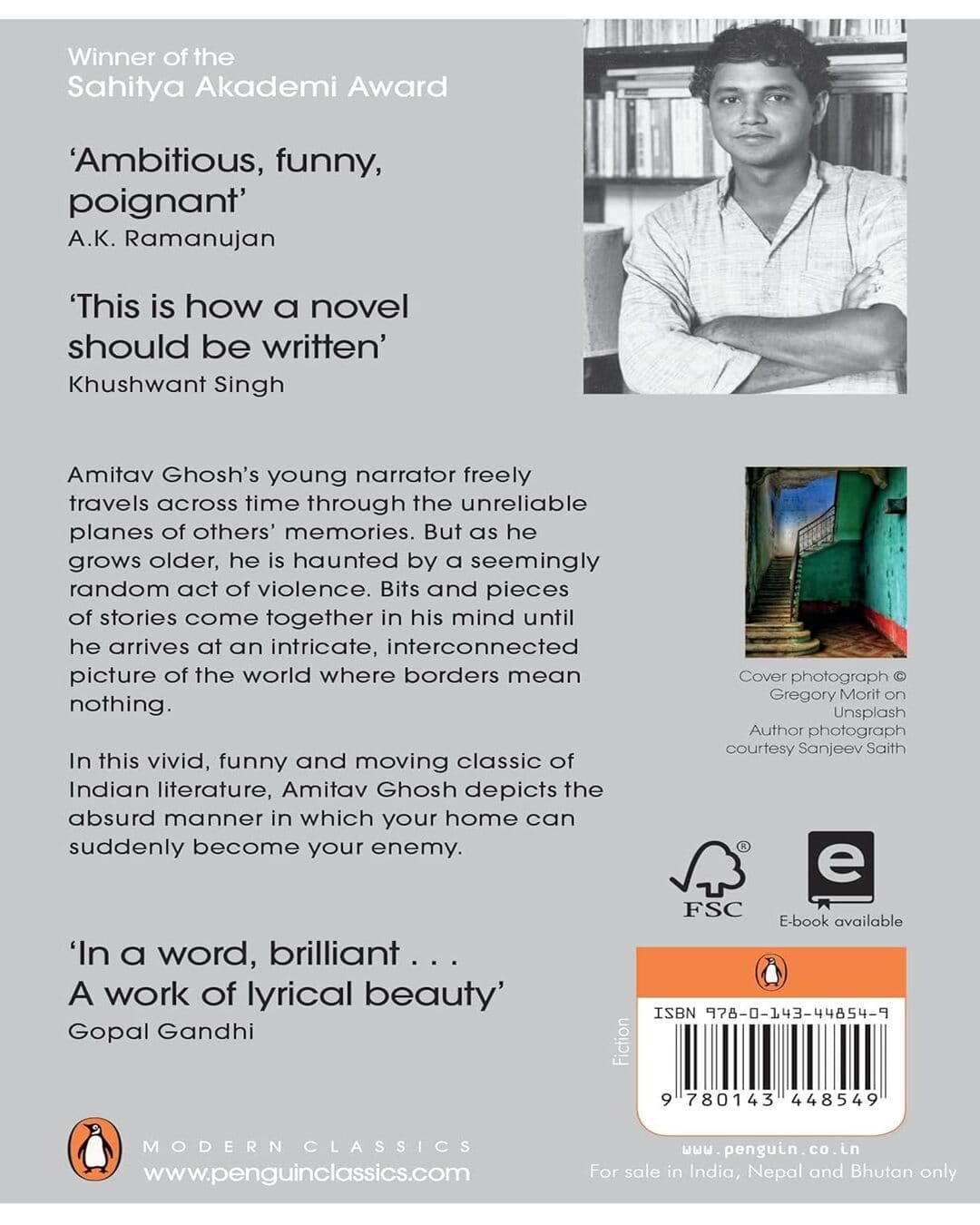 The Shadow Lines by Amitav Ghosh [Paperback] - versoz.com
