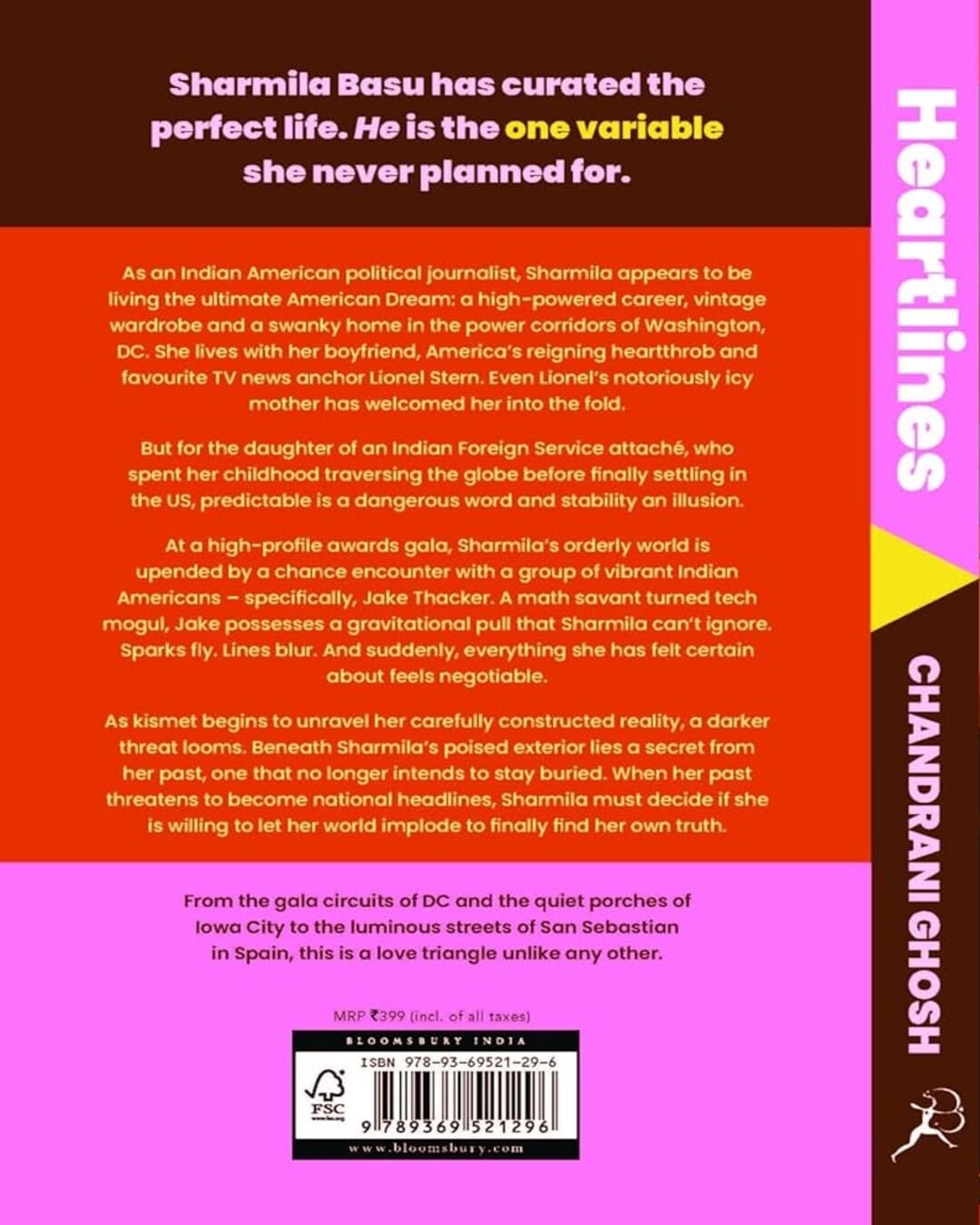 Heartlines : A Love Triangle by Chandrani Ghosh [Paperback]