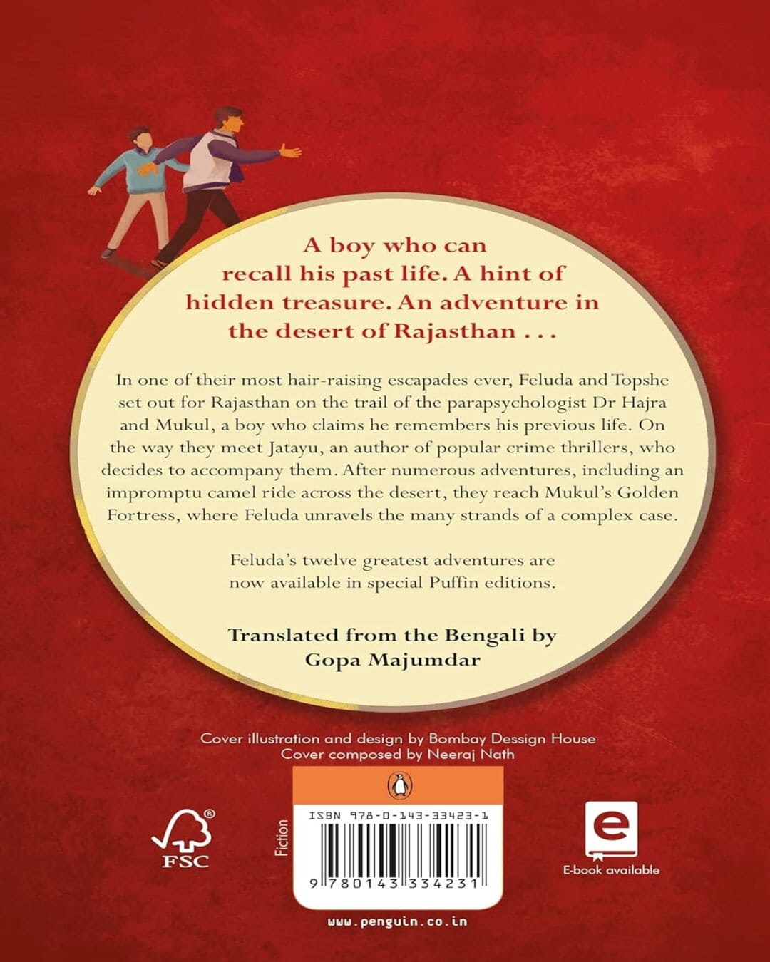 The Adventures of Feluda : The Golden Fortress by Satyajit Ray [Paperback] - versoz.com