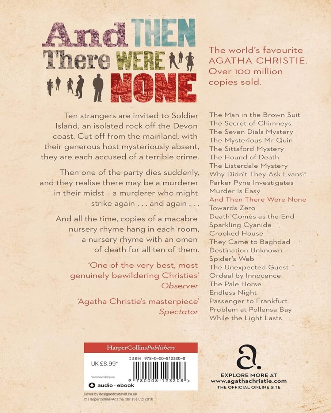 And Then There Were None by Agatha Christie [Paperback] - versoz.com