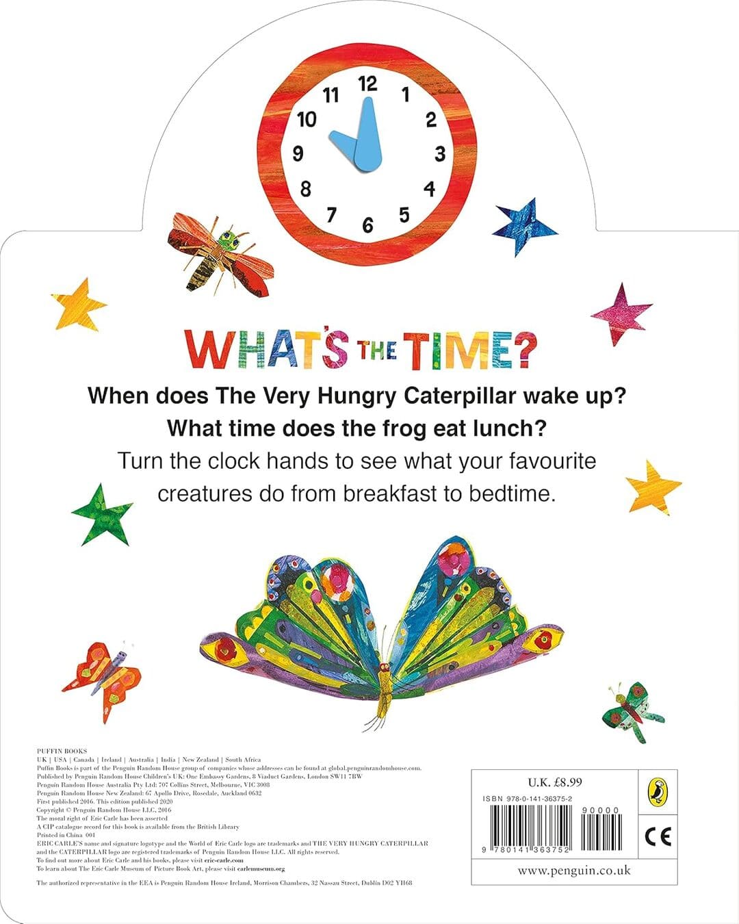 The World Of Eric Carle Whats The Time? by Eric Carle [Board Book] - versoz.com