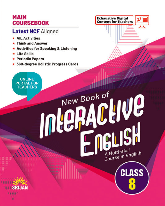 New Book Of Interactive English 8 (Revised) by J K Gangal & Madhulika Singh [Paperback]