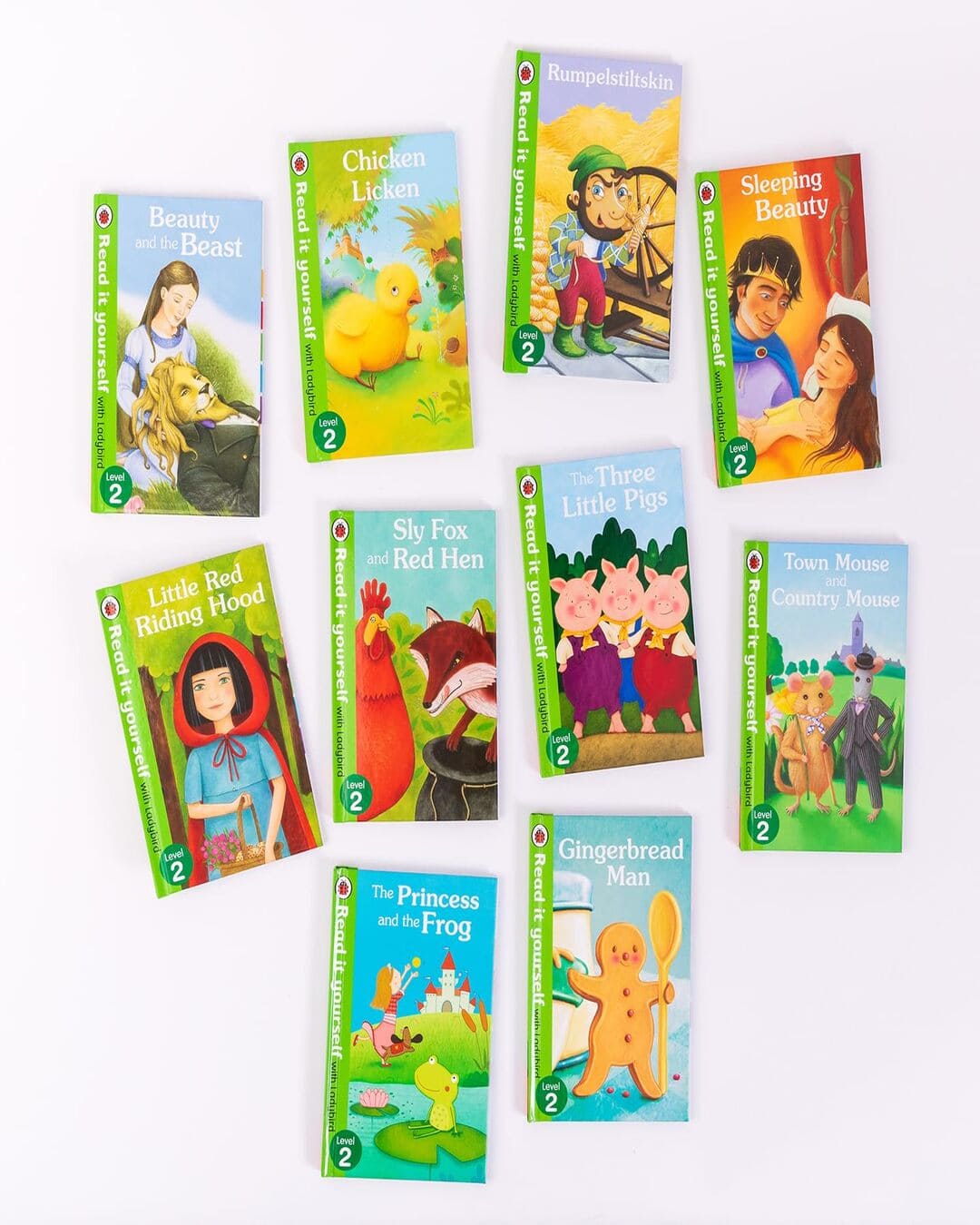 READ IT YOURSELF LEVEL 2 (10 BOOKS BOX SET) by Ladybird [Hardcover] - versoz.com