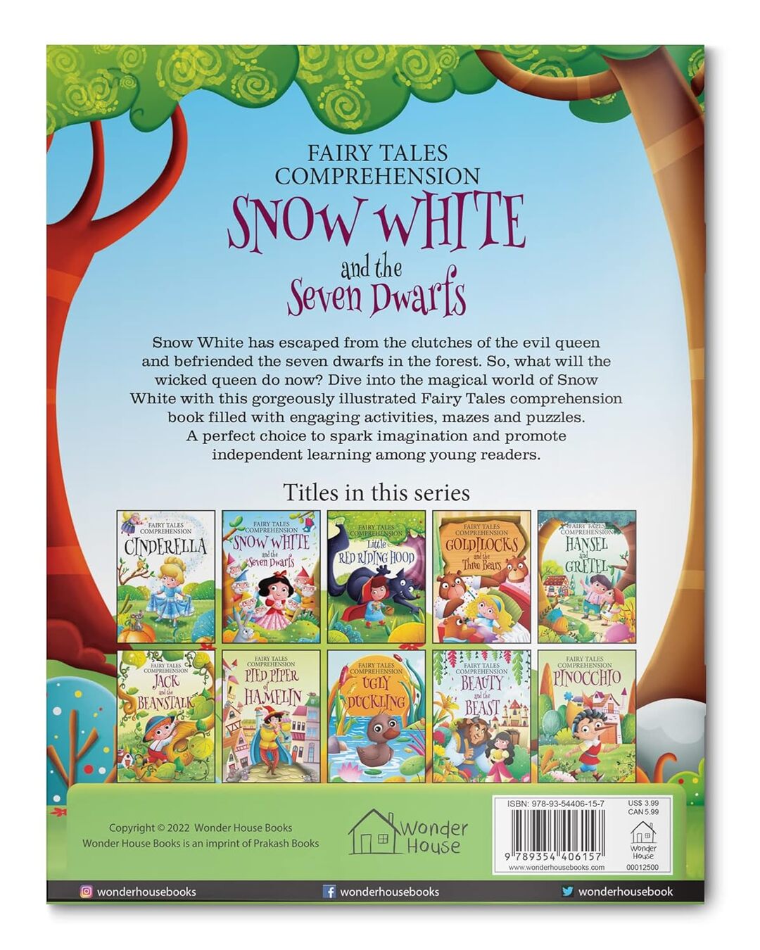 Fairy Tales Comprehension: Snow White and the Seven Dwarfs by Wonder House Books [Paperback] - versoz.com