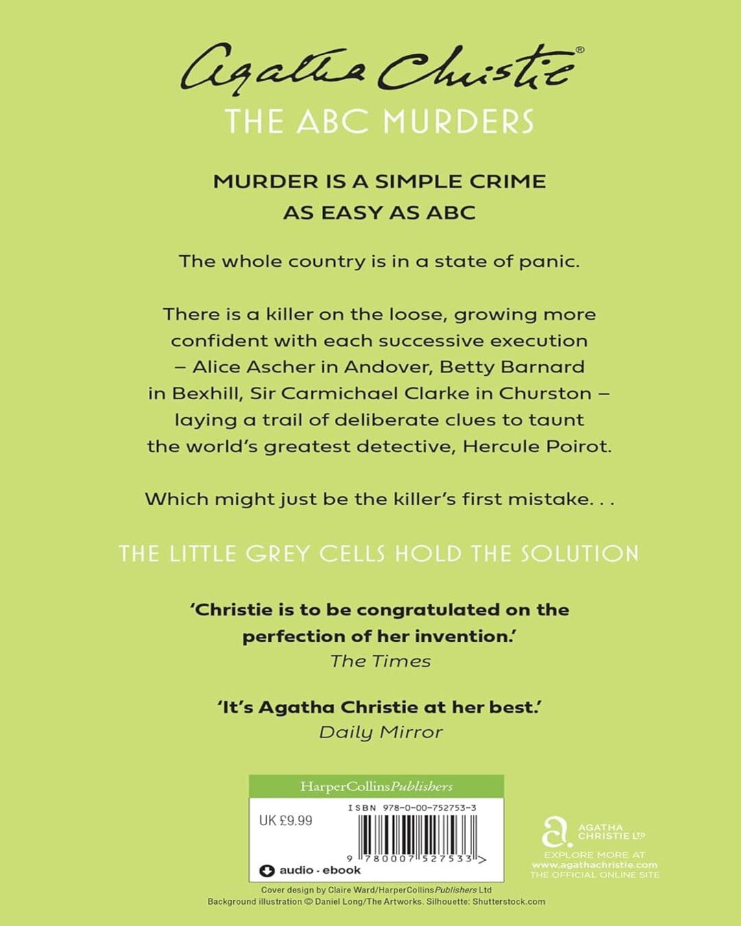 The ABC Murders by Agatha Christie [Paperback] - versoz.com