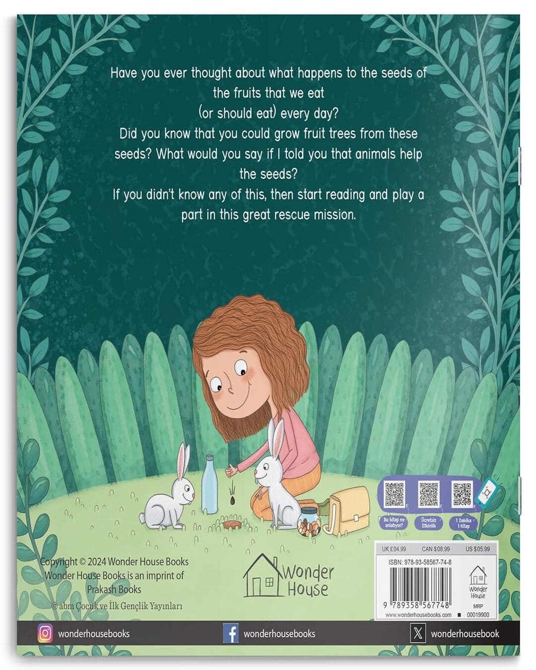Mission Saving the Seeds! by by Wonder House Books [Paperback] - versoz.com
