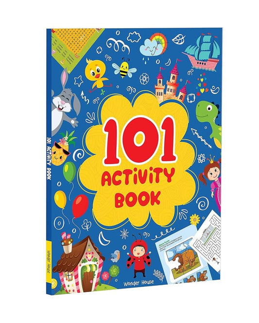 101 Activity Book : Fun Activity Book For Children (Logical Reasoning And Brain Puzzles) by Wonder House Books [Paperback] - versoz.com