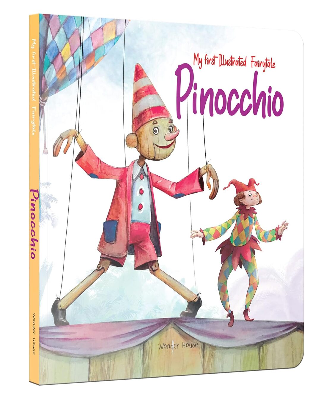 My First Illustrated Fairytale Board Book - Pinocchio Board Book by Wonder House Books [Board Book] - versoz.com