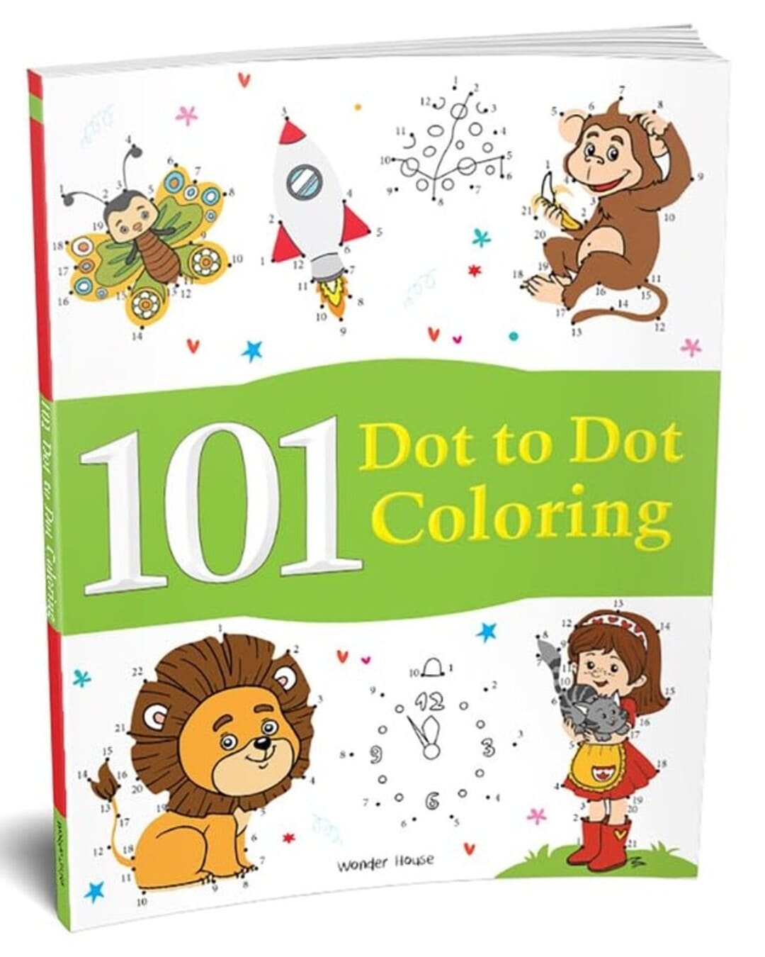101 Dot to Dot Coloring by Wonder House Books [Paperback] - versoz.com