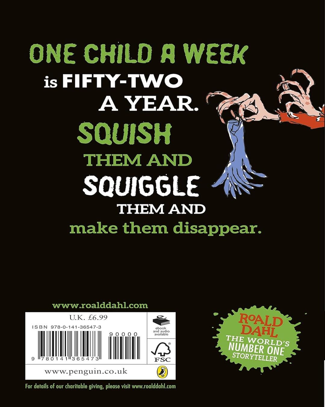 The Witches (Dahl Fiction) by Roald Dahl [Paperback] - versoz.com