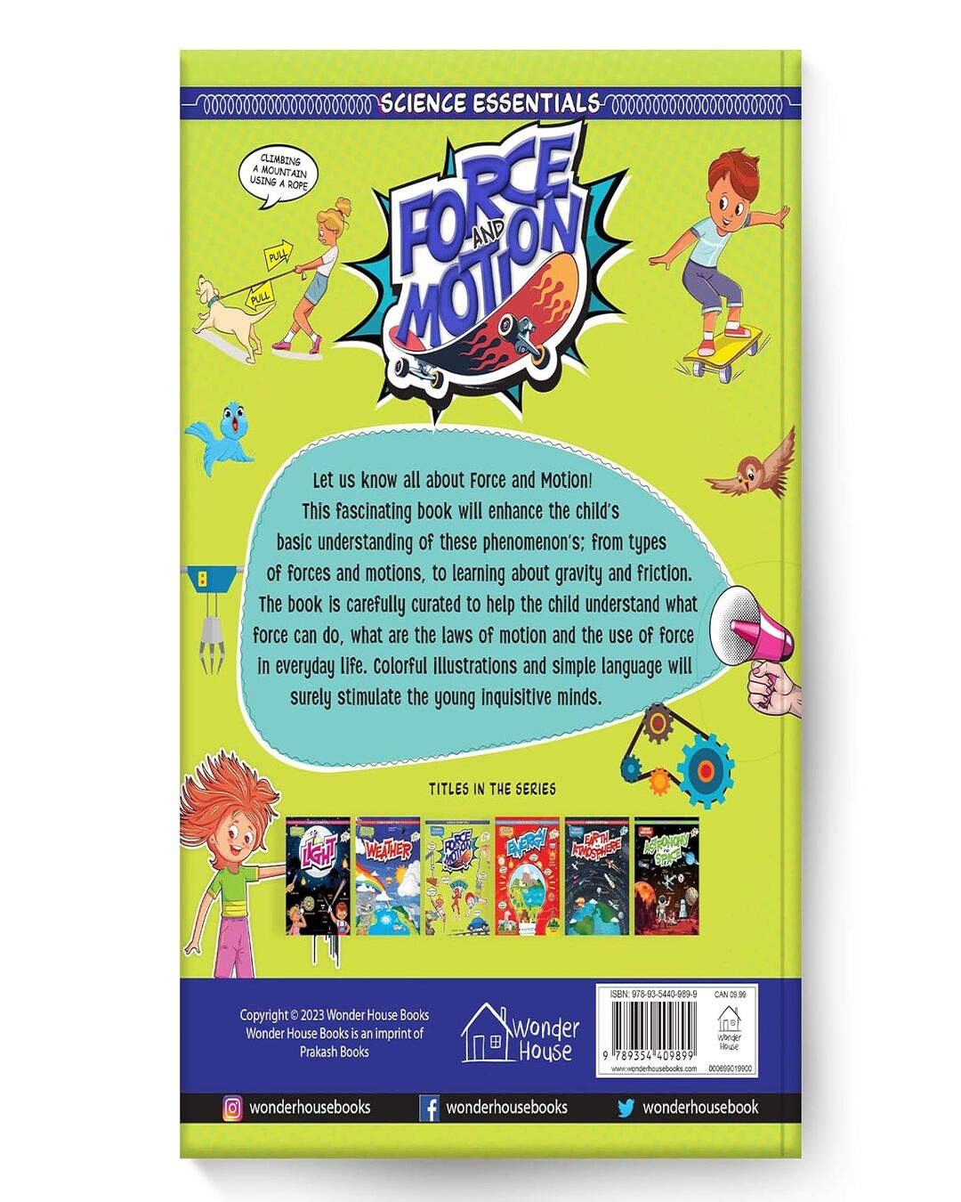 Science Essentials : Science Made Easy : Force and Motion by Wonder House Books [Hardcover] - versoz.com