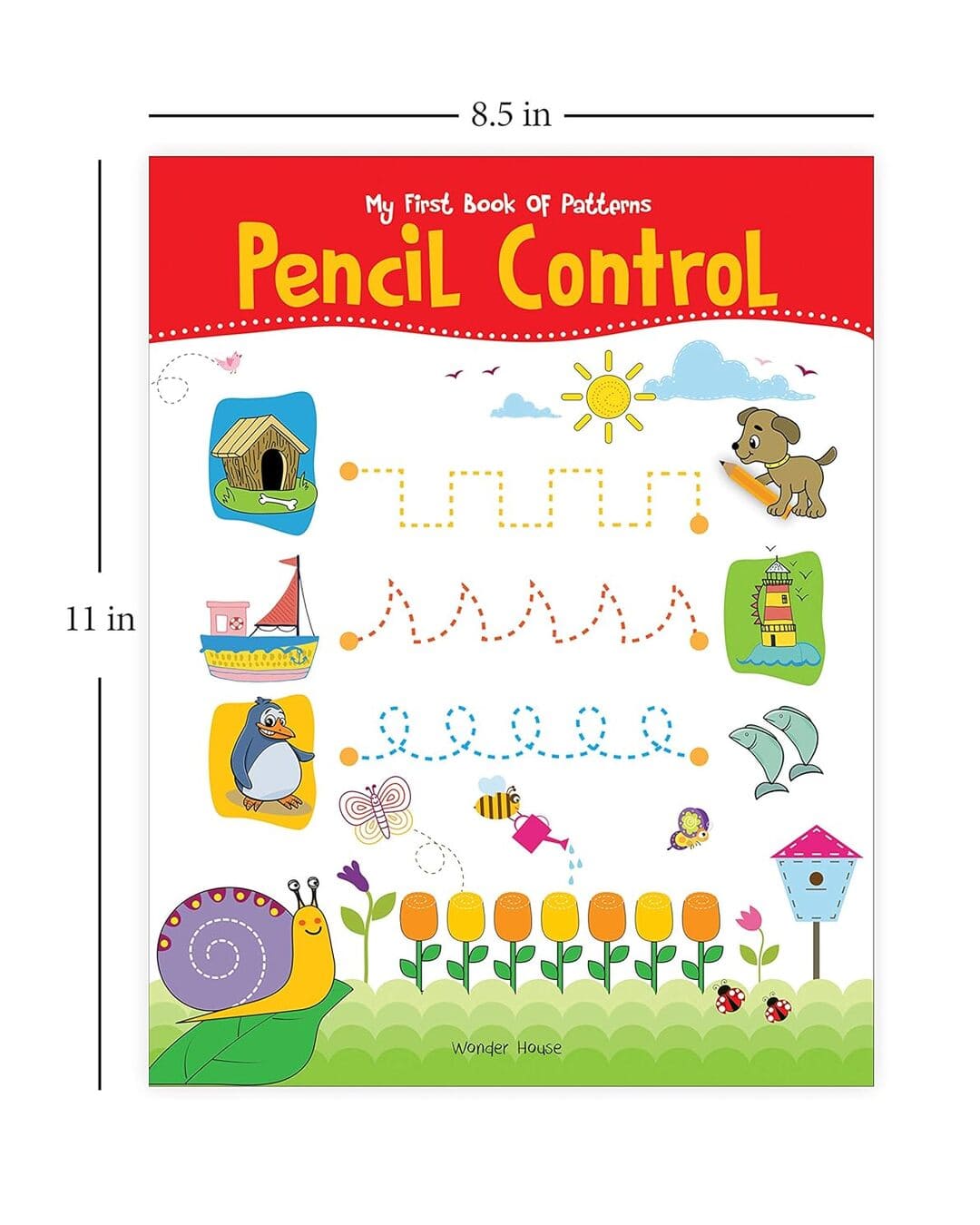 My First Book of Patterns : Pencil Control by Wonder House Books [Paperback] - versoz.com